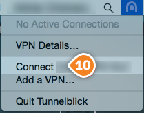 How to set up OpenVPN on Mac OS: Step 10