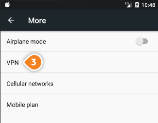How to set up L2TP VPN on Android Marshmallow: Step 3