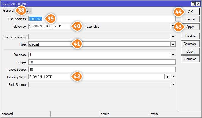 How to set up L2TP VPN on Mikrotik Routers: Step 13